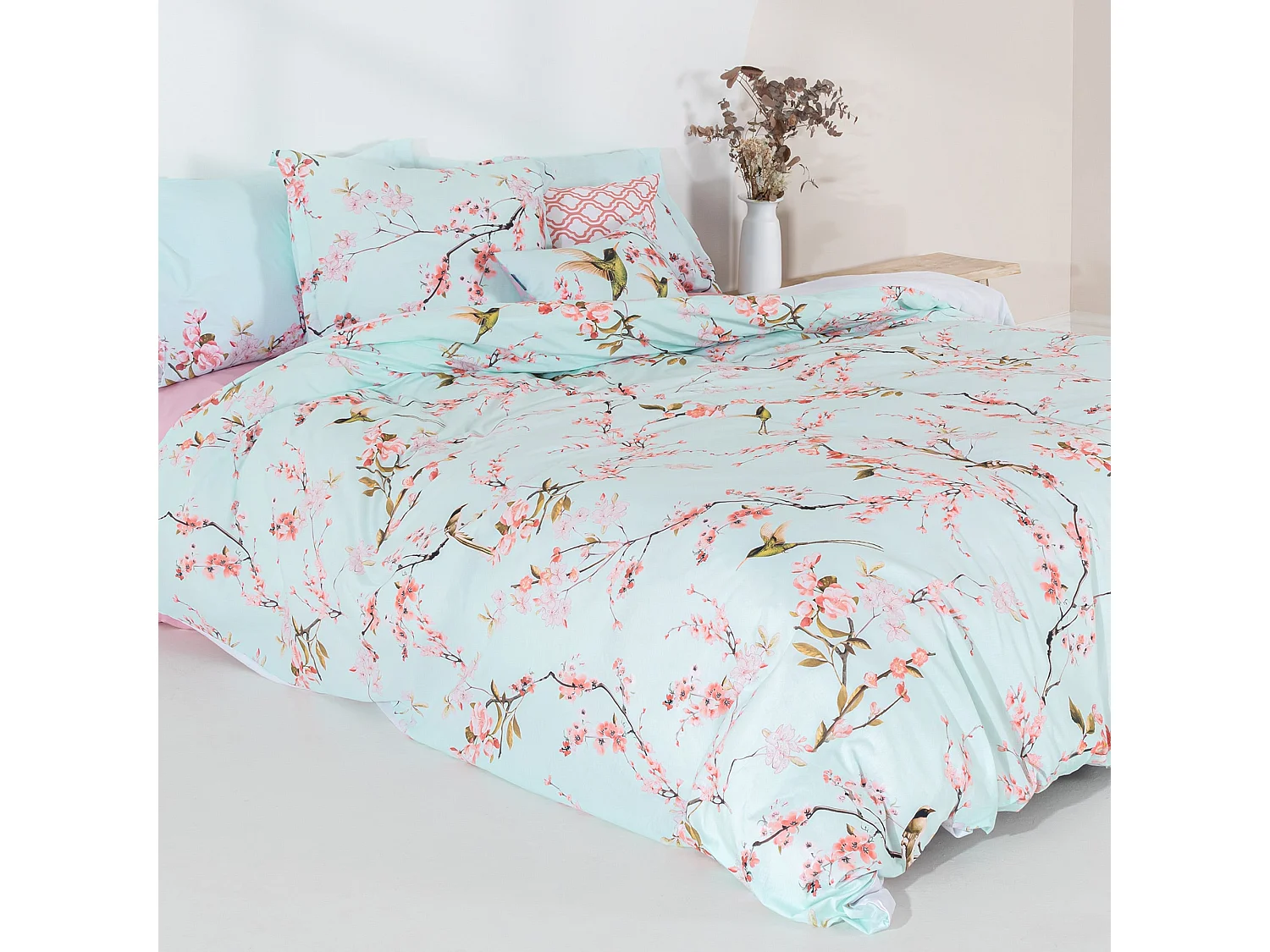 Bettbezug 220x220 cm (Bett 135/140) Chinoiserie