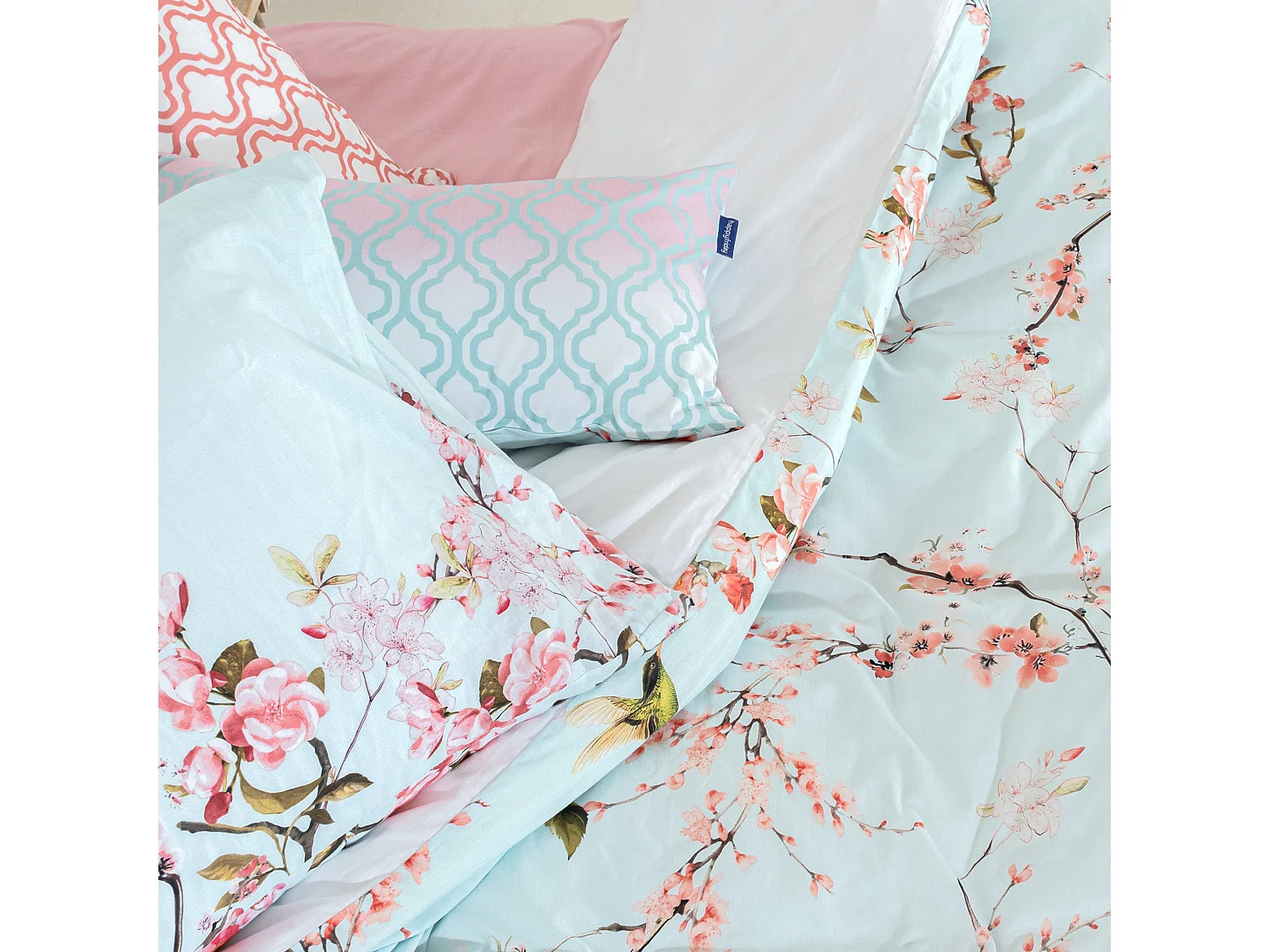 Bettbezug 220x220 cm (Bett 135/140) Chinoiserie