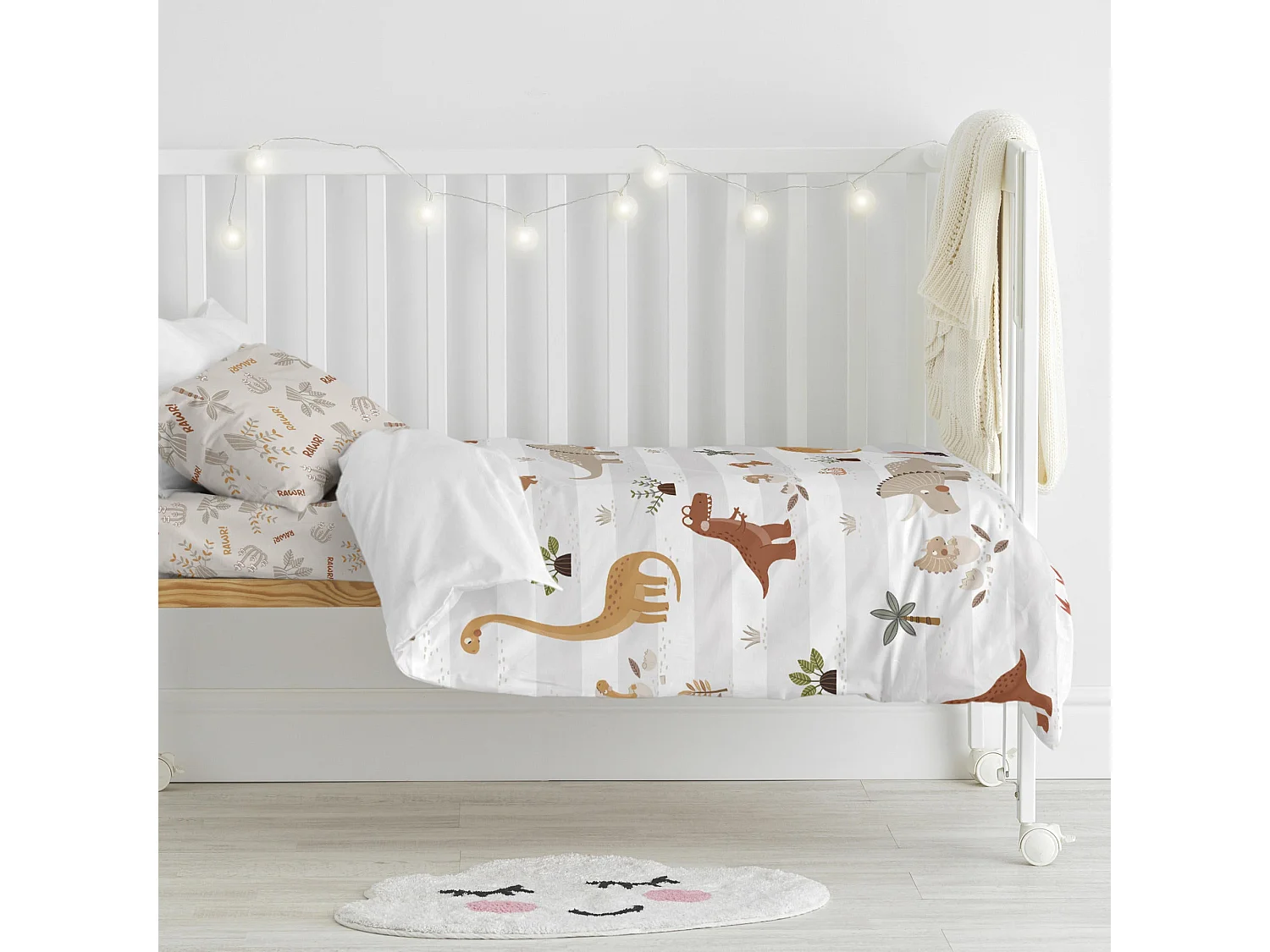 Dekbedovertrekset 2-delig 115x145 cm (Ledikant) Dino family