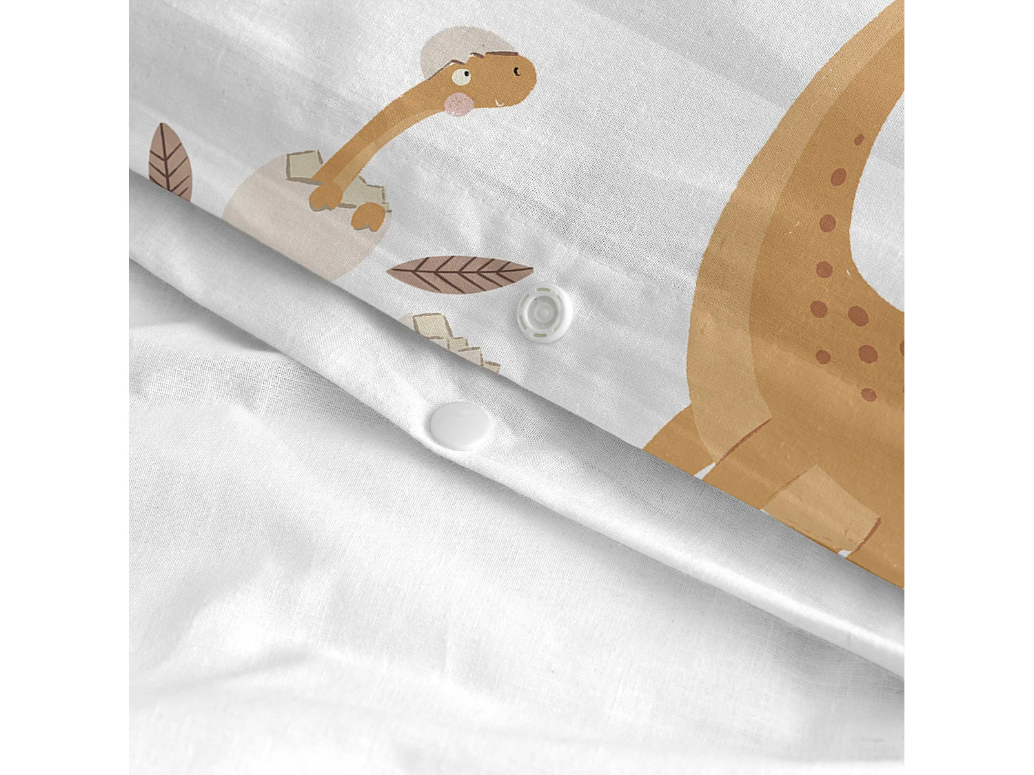 Dekbedovertrekset 2-delig 115x145 cm (Ledikant) Dino family