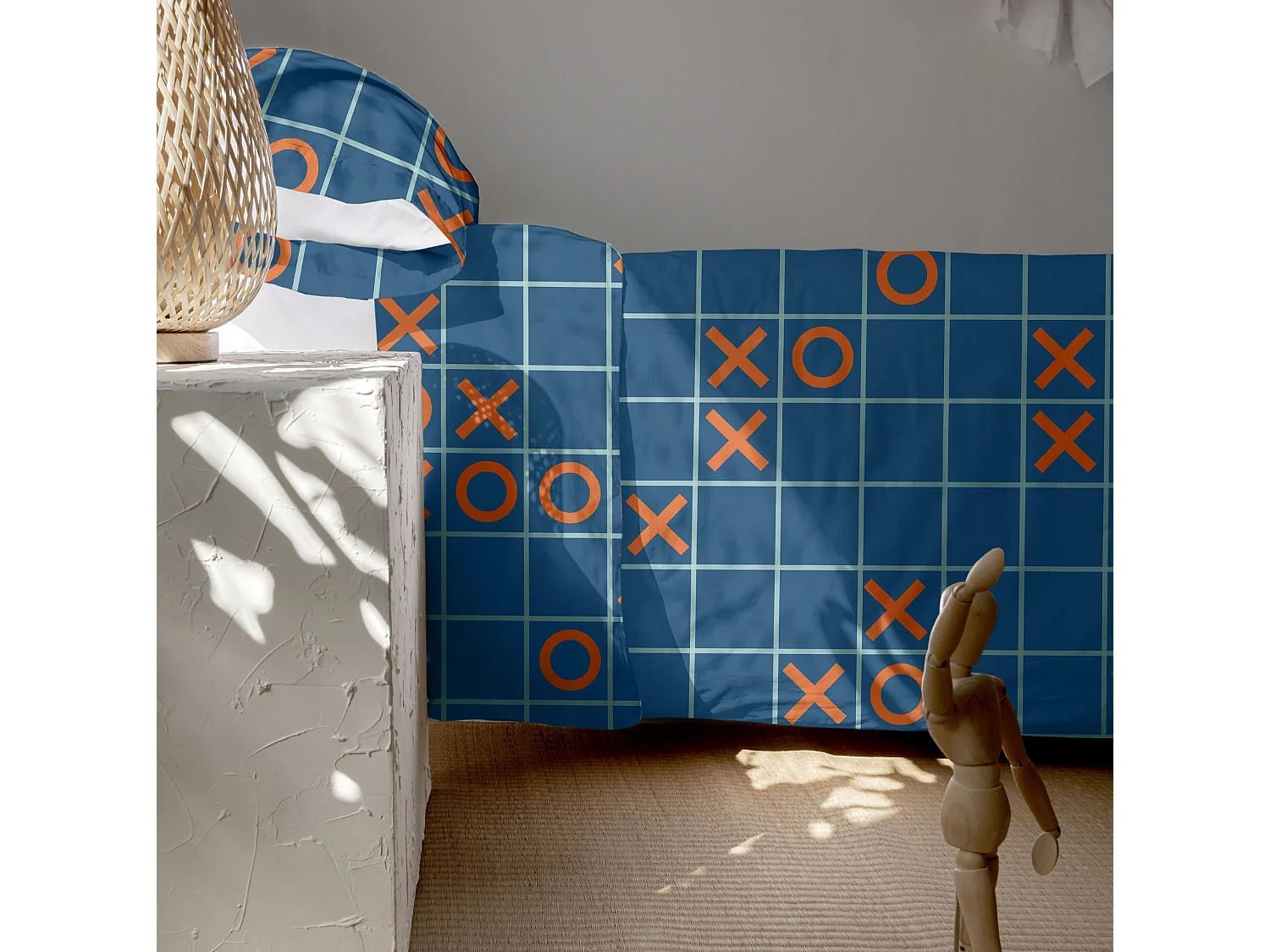 Parure housse de couette 2 pièces 155x220 cm (Lit 80/90) Notebook (D)