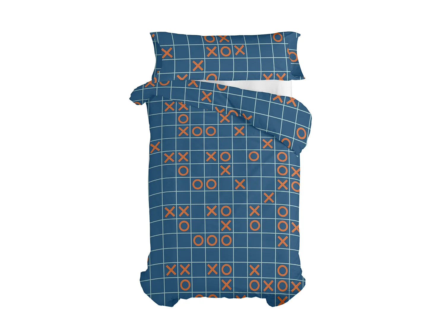 Parure housse de couette 2 pièces 155x220 cm (Lit 80/90) Notebook (D)