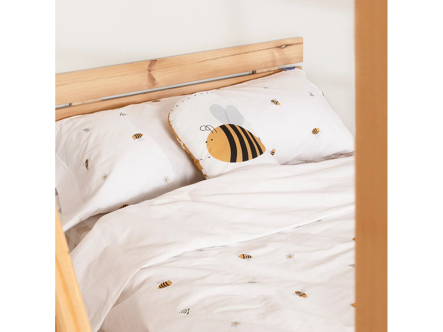 Bettbezug set 2 teiliges 180x220 cm (Bett 105) Honey
