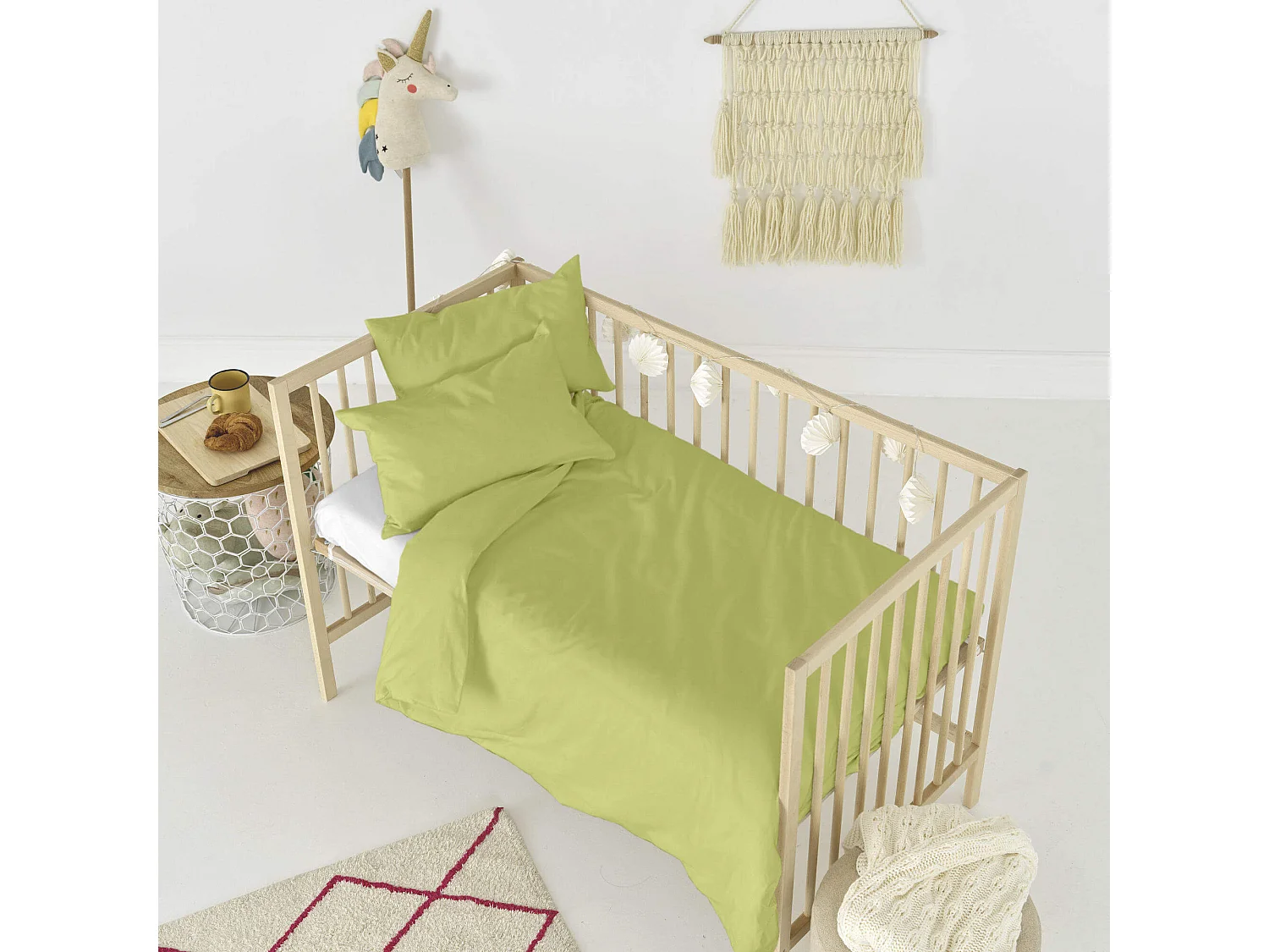 Bettbezug set 2 teiliges 100x135 cm (Kinderbett) Basic