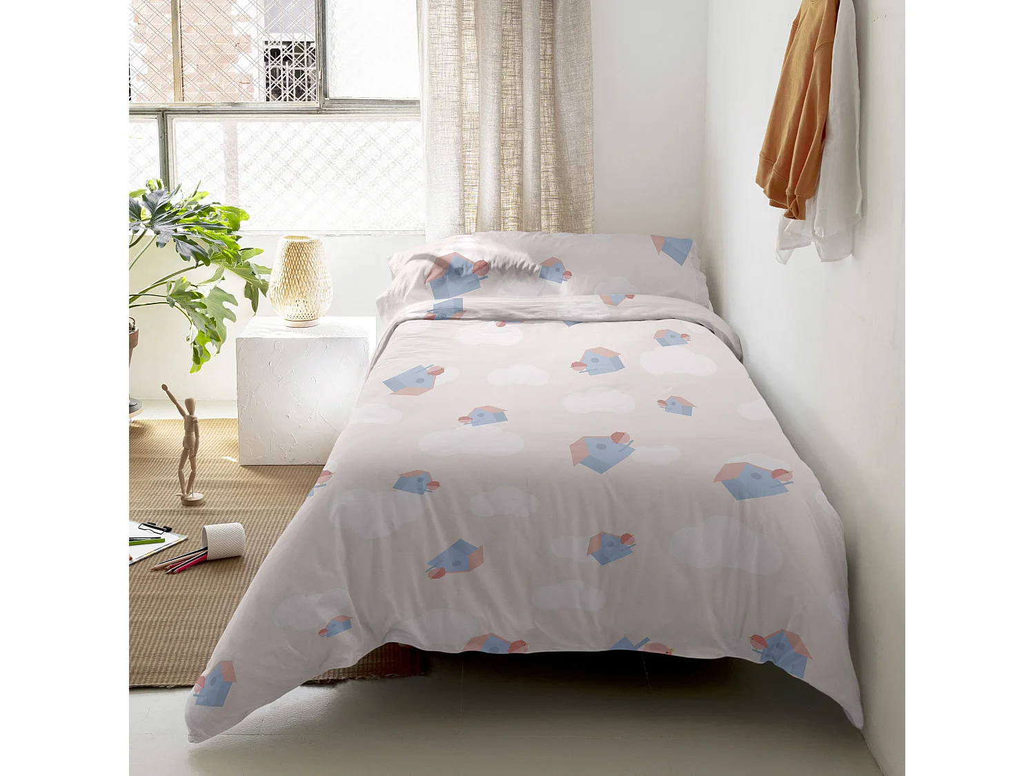 Dekbedovertrekset 2-delig 155x220 cm (Bed 80/90) Neighbourhood 3