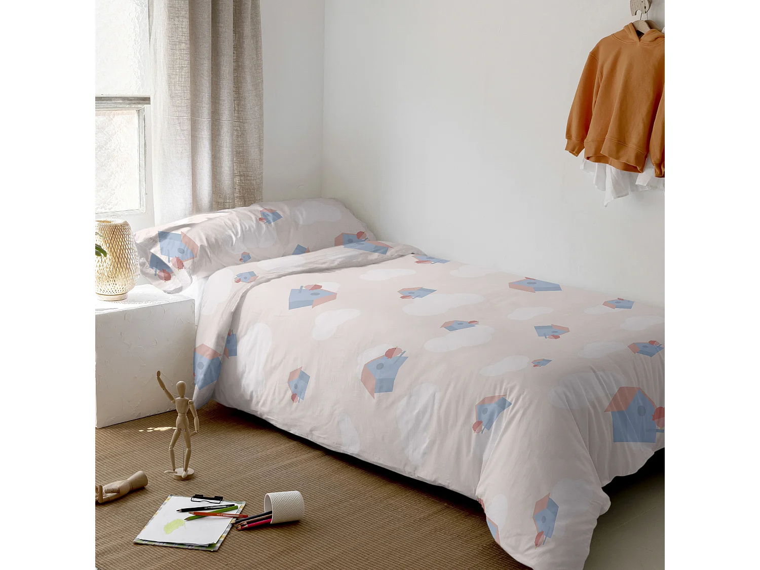 Dekbedovertrekset 2-delig 155x220 cm (Bed 80/90) Neighbourhood 3