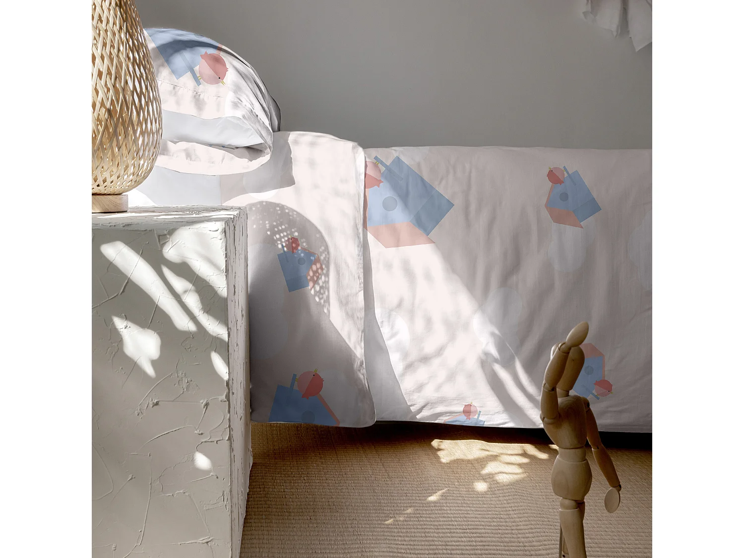 Bettbezug set 2 teiliges 155x220 cm (Bett 80/90) Neighbourhood 3