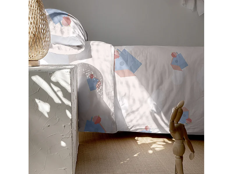 Bettbezug set 2 teiliges 155x220 cm (Bett 80/90) Neighbourhood 3