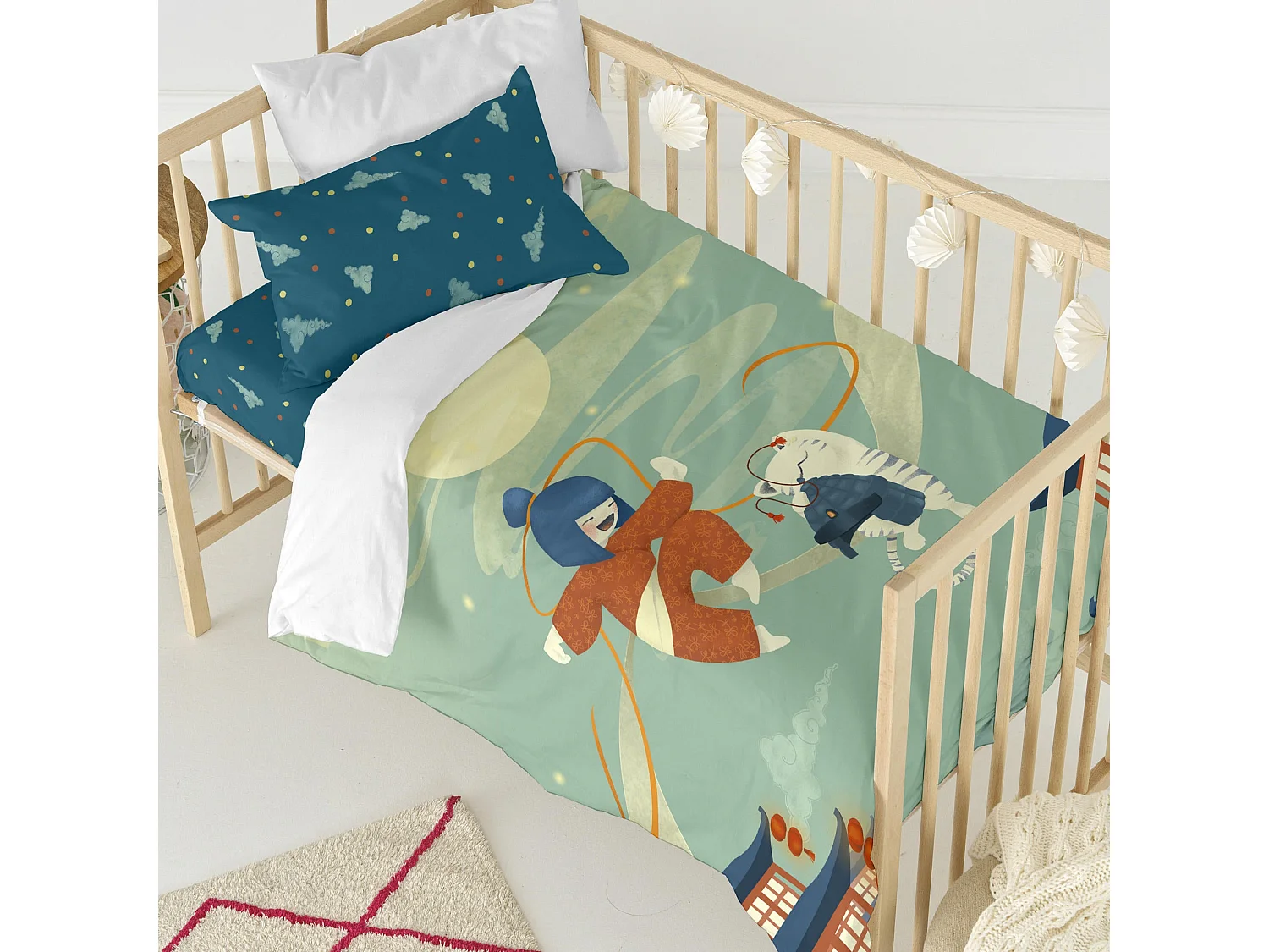 Dekbedovertrekset 2-delig 115x145 cm (Ledikant) The warrior