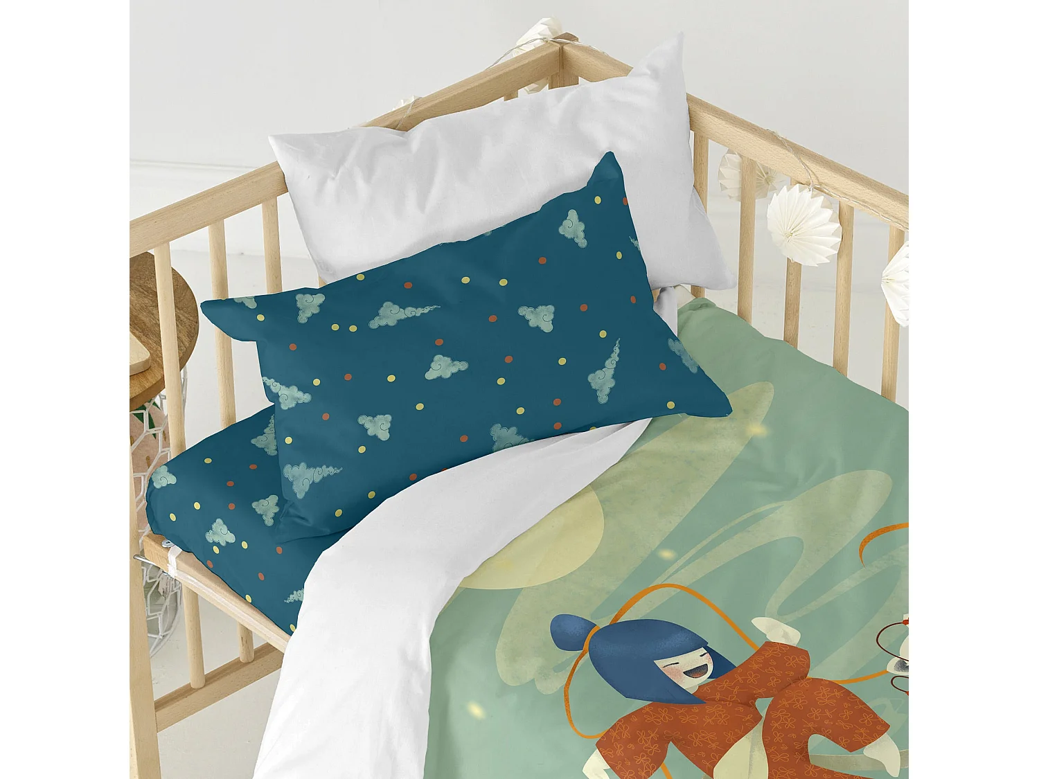 Dekbedovertrekset 2-delig 115x145 cm (Ledikant) The warrior