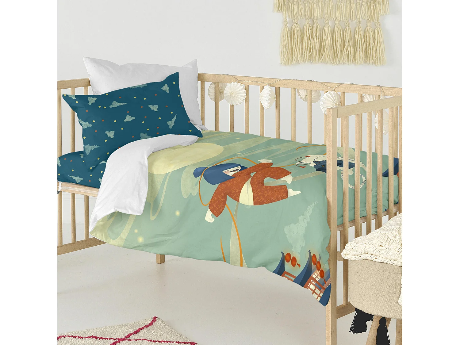 Dekbedovertrekset 2-delig 115x145 cm (Ledikant) The warrior