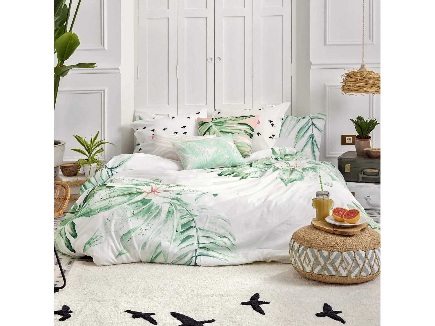 Housse de couette 220x220 cm (Lit 135/140) Delicate