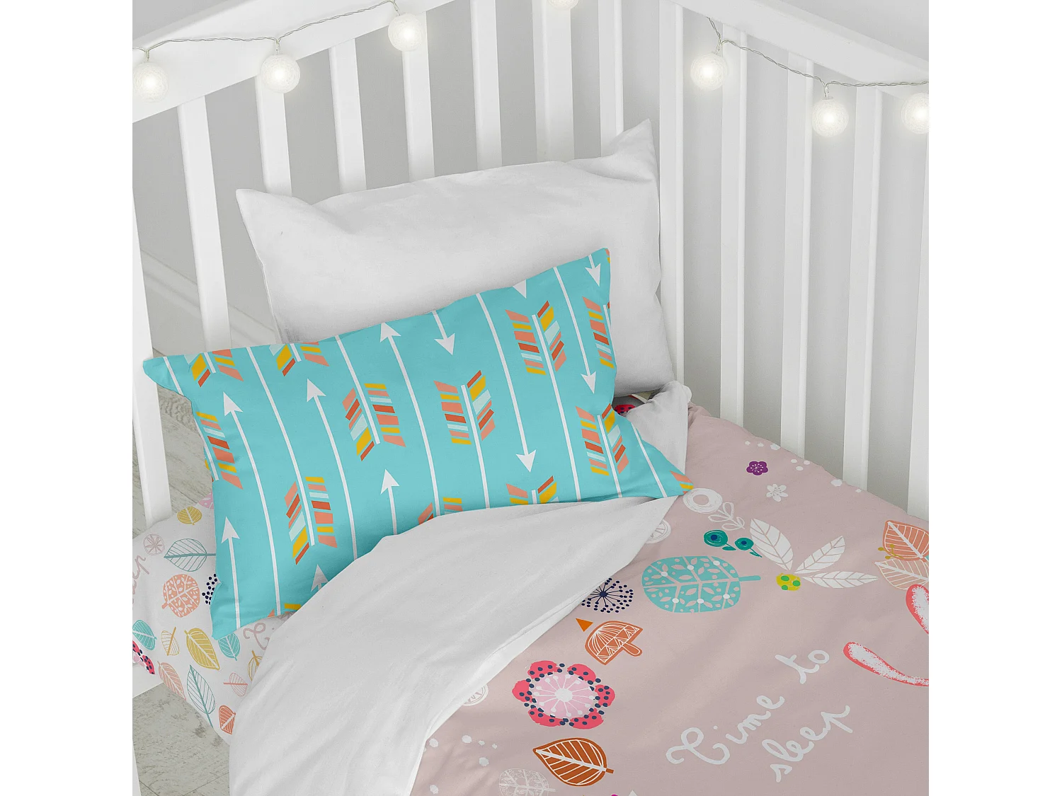 Set copripiumino lettino 2 pezzi 100x135 cm (Lettino) Fantasy