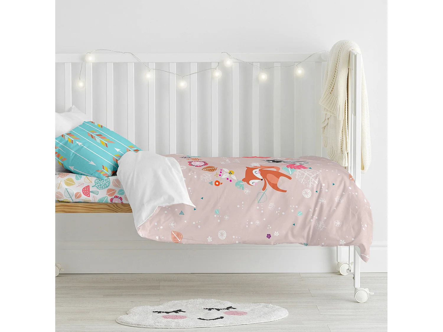 Set copripiumino lettino 2 pezzi 100x135 cm (Lettino) Fantasy