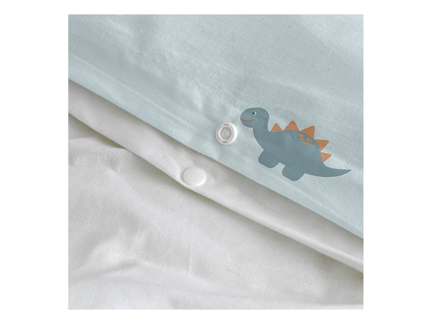 Dekbedovertrekset 2-delig 155x220 cm (Bed 80/90) Mini dinosaur
