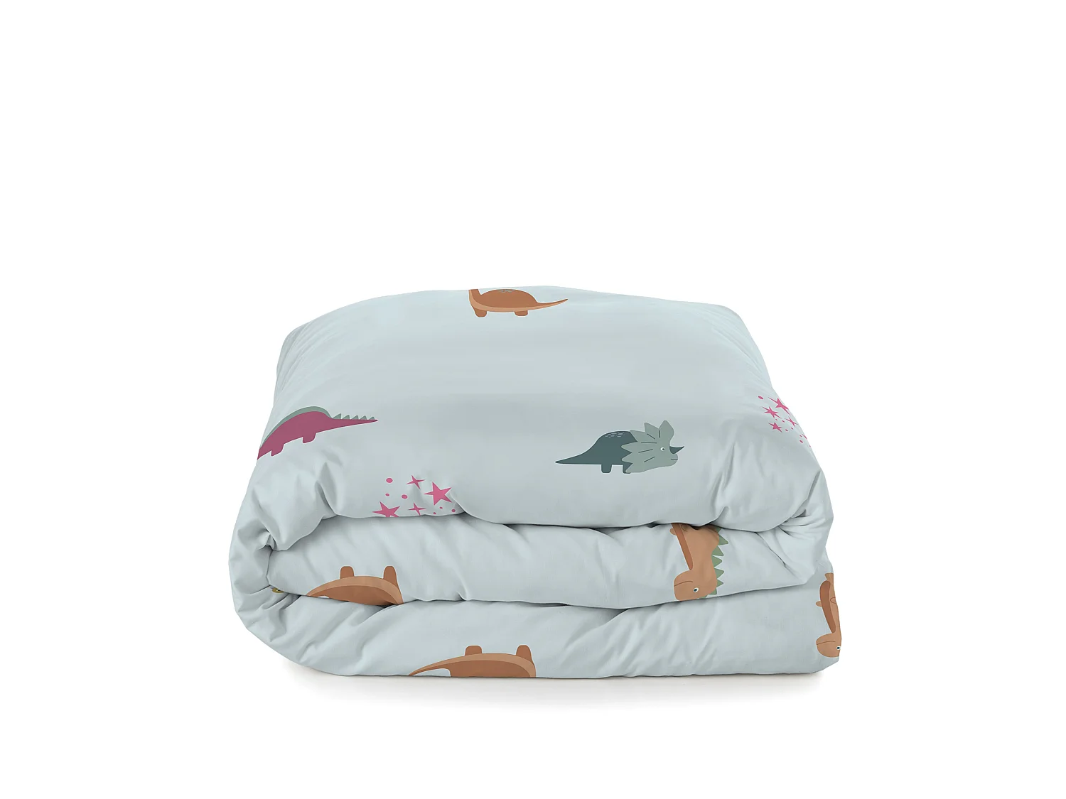 Dekbedovertrekset 2-delig 155x220 cm (Bed 80/90) Mini dinosaur