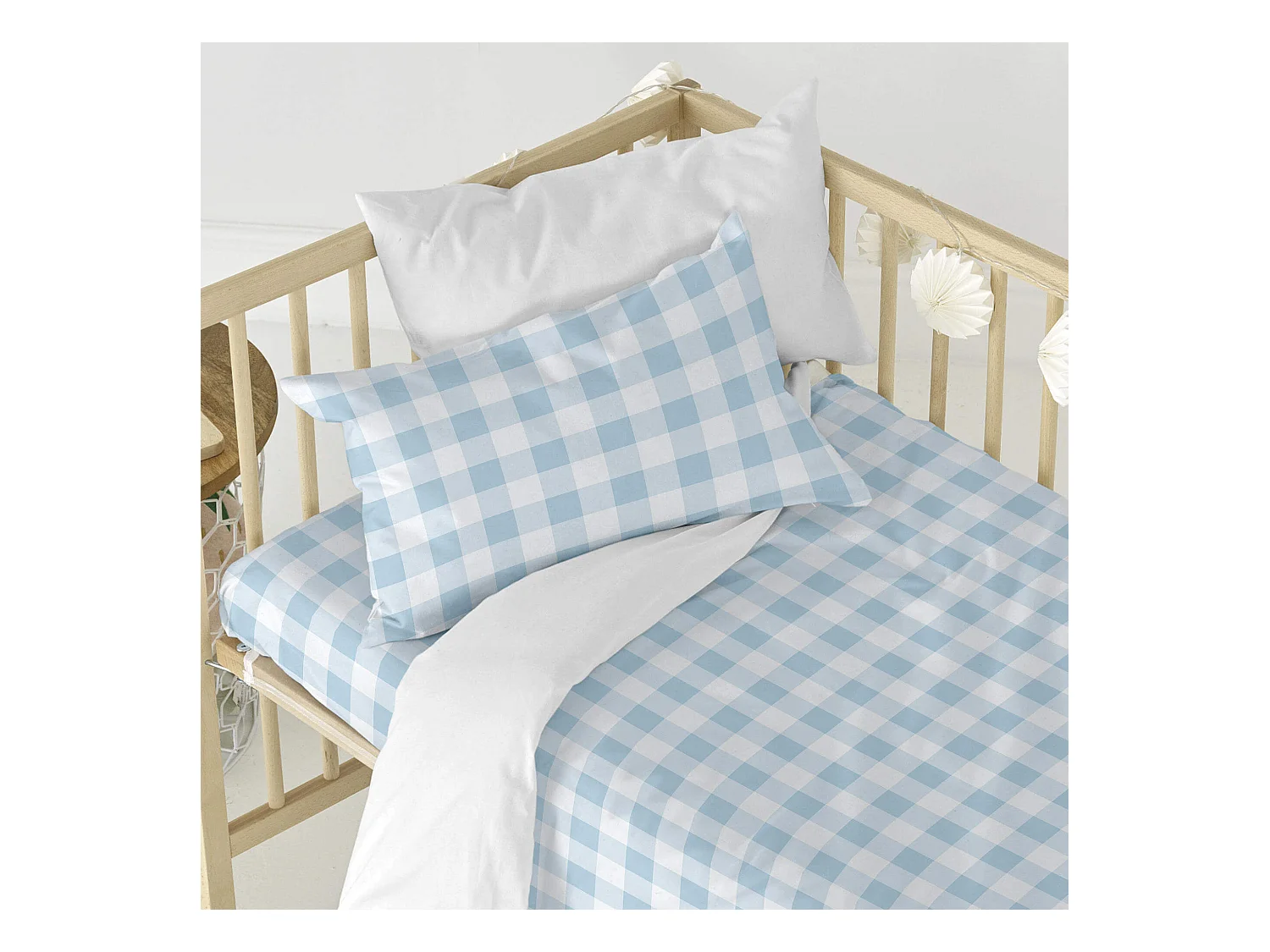 Dekbedovertrekset 2-delig 100x135 cm (Ledikant) Vichy