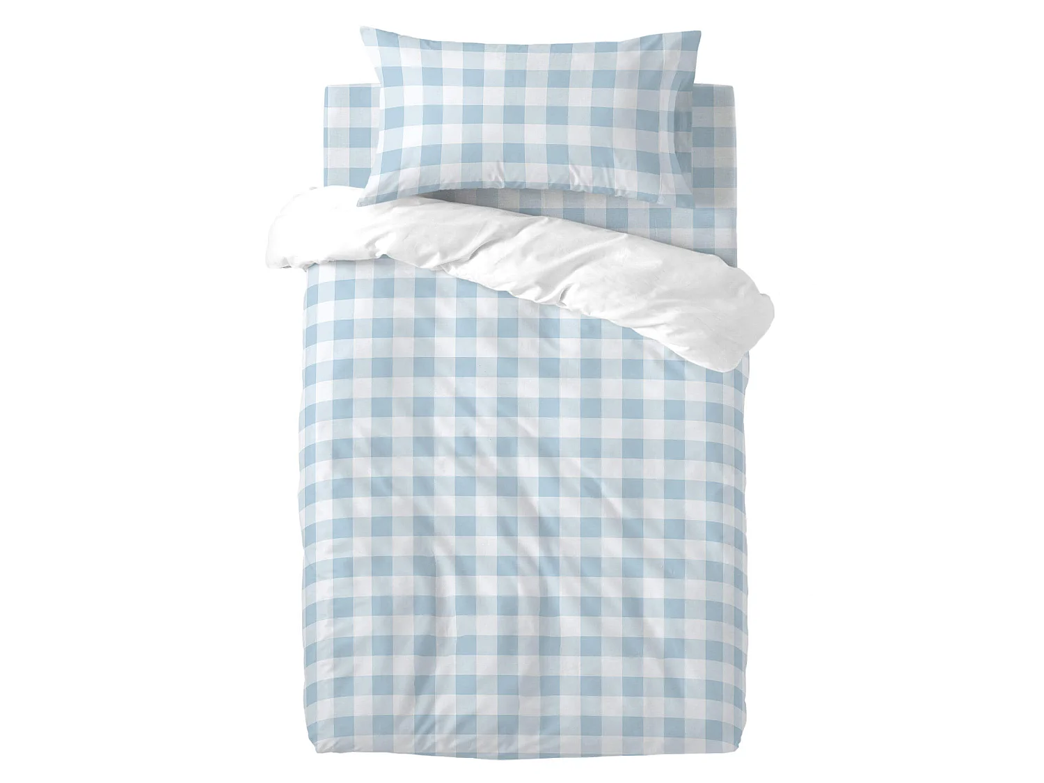 Dekbedovertrekset 2-delig 100x135 cm (Ledikant) Vichy