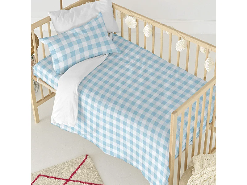 Dekbedovertrekset 2-delig 100x135 cm (Ledikant) Vichy