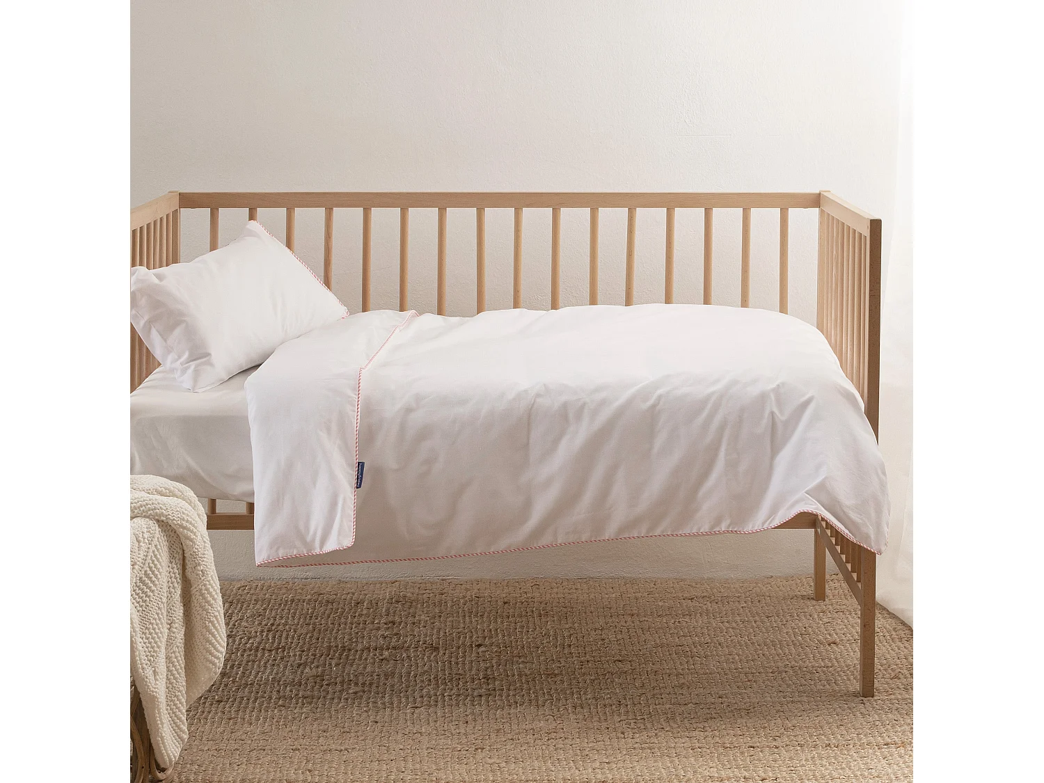 Set copripiumino lettino 2 pezzi 115x145 cm (Lettino) Essential