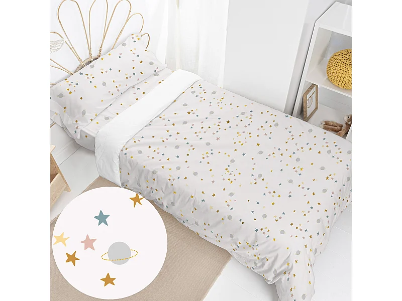 Bettbezug set 2 teiliges 180x220 cm (Bett 105) Saturn