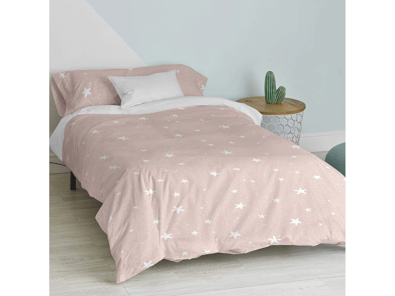 Bettbezug set 2 teiliges 155x220 cm (Bett 80/90) Little star