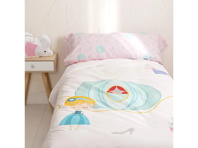 Bettbezug set 2 teiliges 155x220 cm (Bett 80/90) Pumpkin