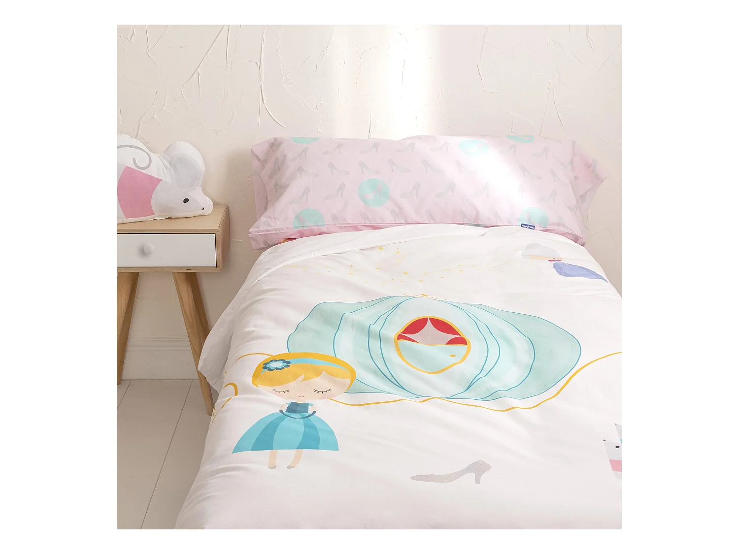 Bettbezug set 2 teiliges 155x220 cm (Bett 80/90) Pumpkin