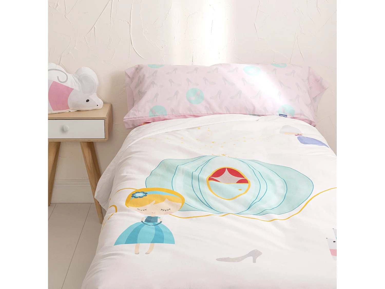 Bettbezug set 2 teiliges 155x220 cm (Bett 80/90) Pumpkin