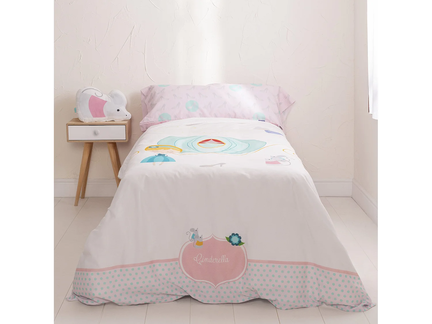 Bettbezug set 2 teiliges 155x220 cm (Bett 80/90) Pumpkin