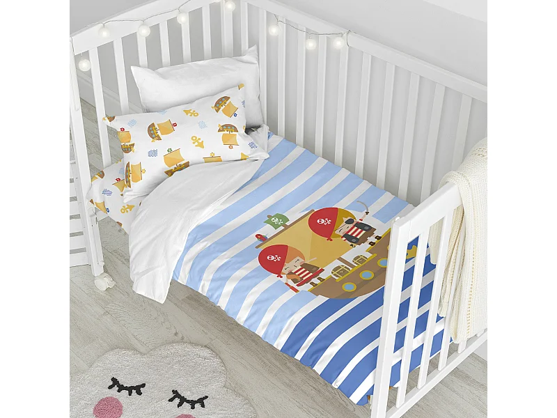 Juego nórdico 2 piezas 115x145 cm (Maxicuna) Pirate ship