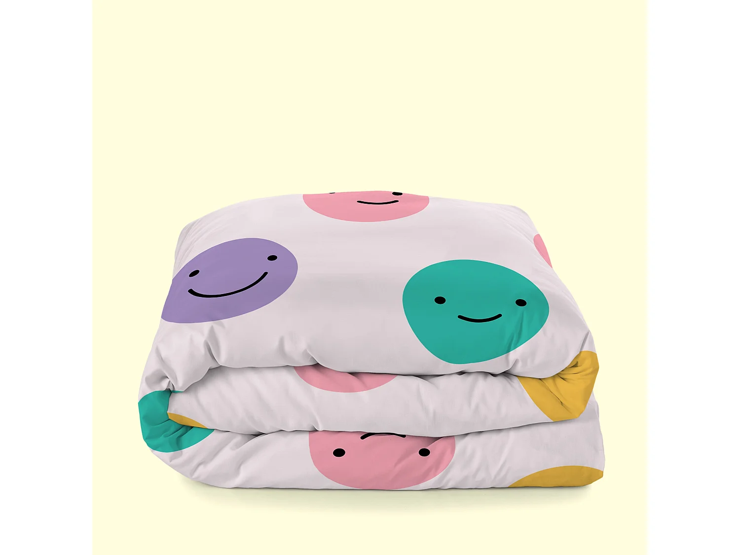 Bettbezug 260x220 cm (Bett 180/200) Funny faces