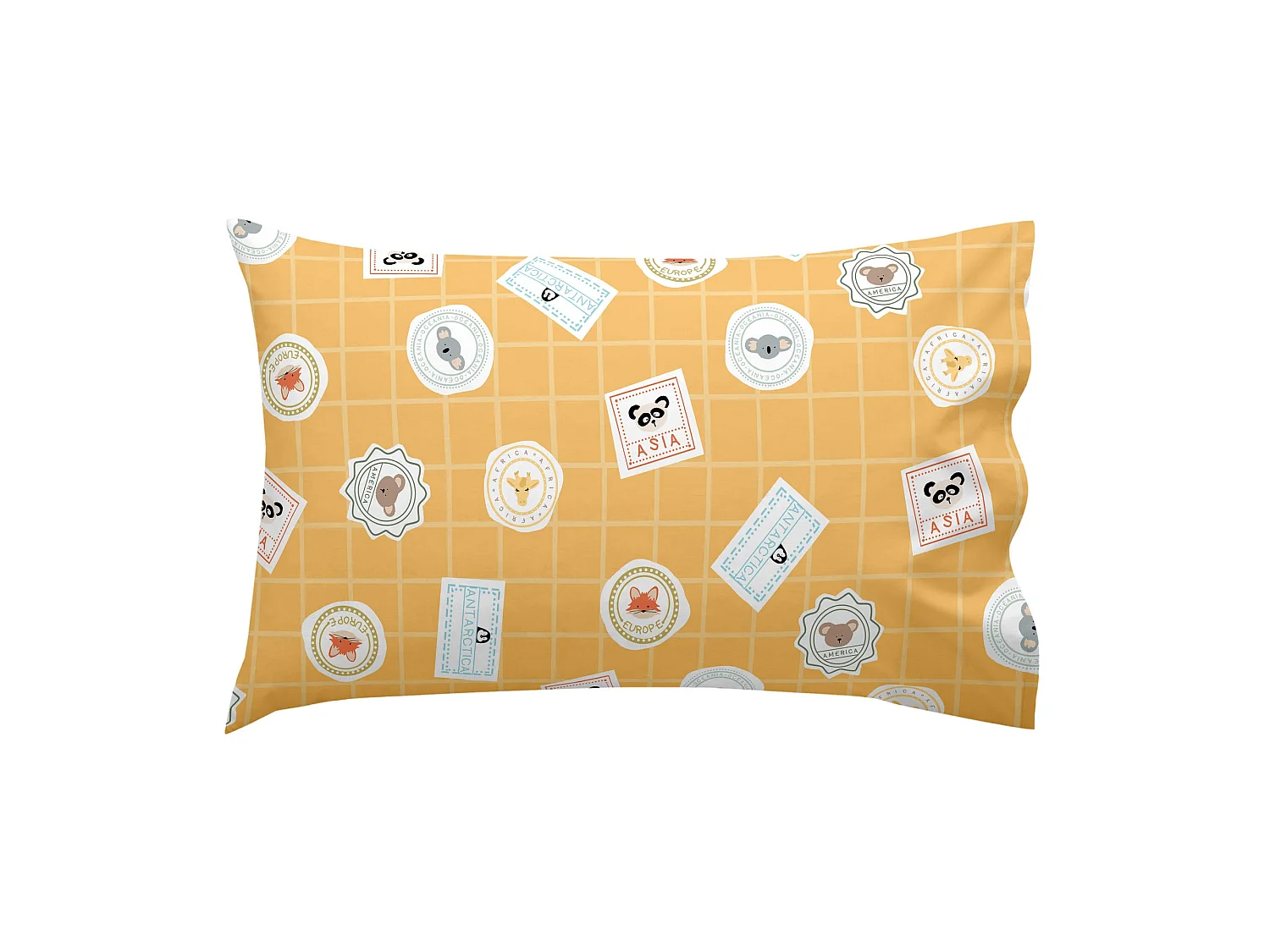 Parure housse de couette 2 pièces 115x145 cm (Lit Bébé) World trip