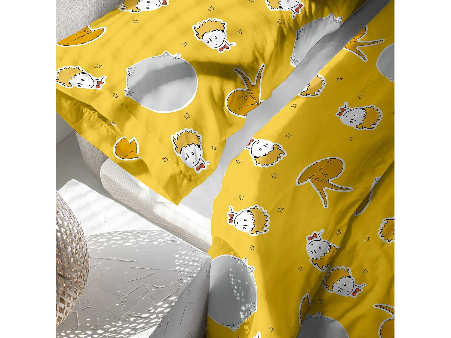 Juego nórdico 2 piezas 155x220 cm (Cama 80/90) Les planetes (D)