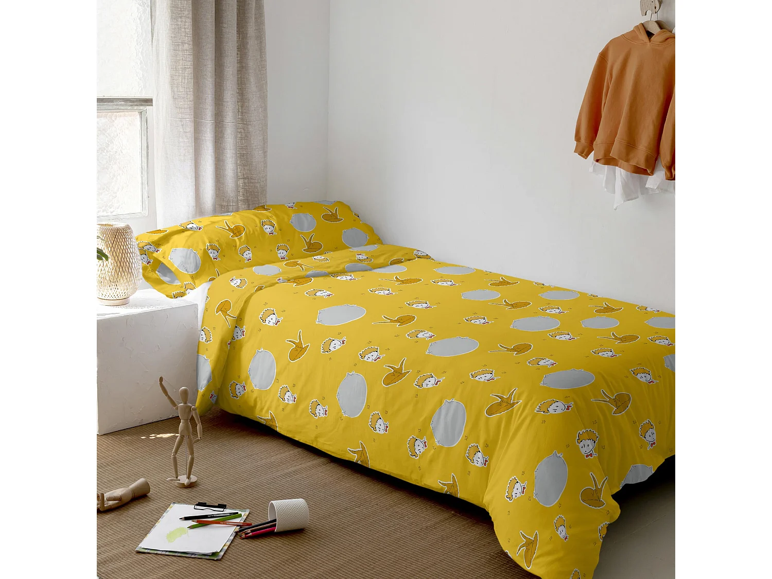 Juego nórdico 2 piezas 155x220 cm (Cama 80/90) Les planetes (D)