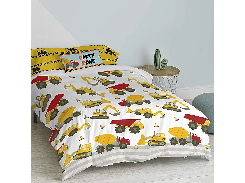 Dekbedovertrekset 2-delig 155x220 cm (Bed 80/90) Machinery