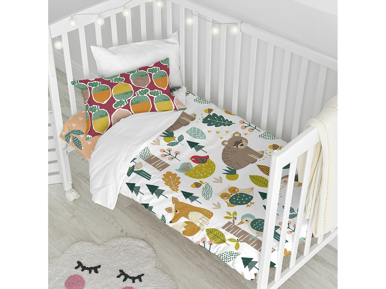 Bettbezug set 2 teiliges 100x135 cm (Kinderbett) Harvestwood