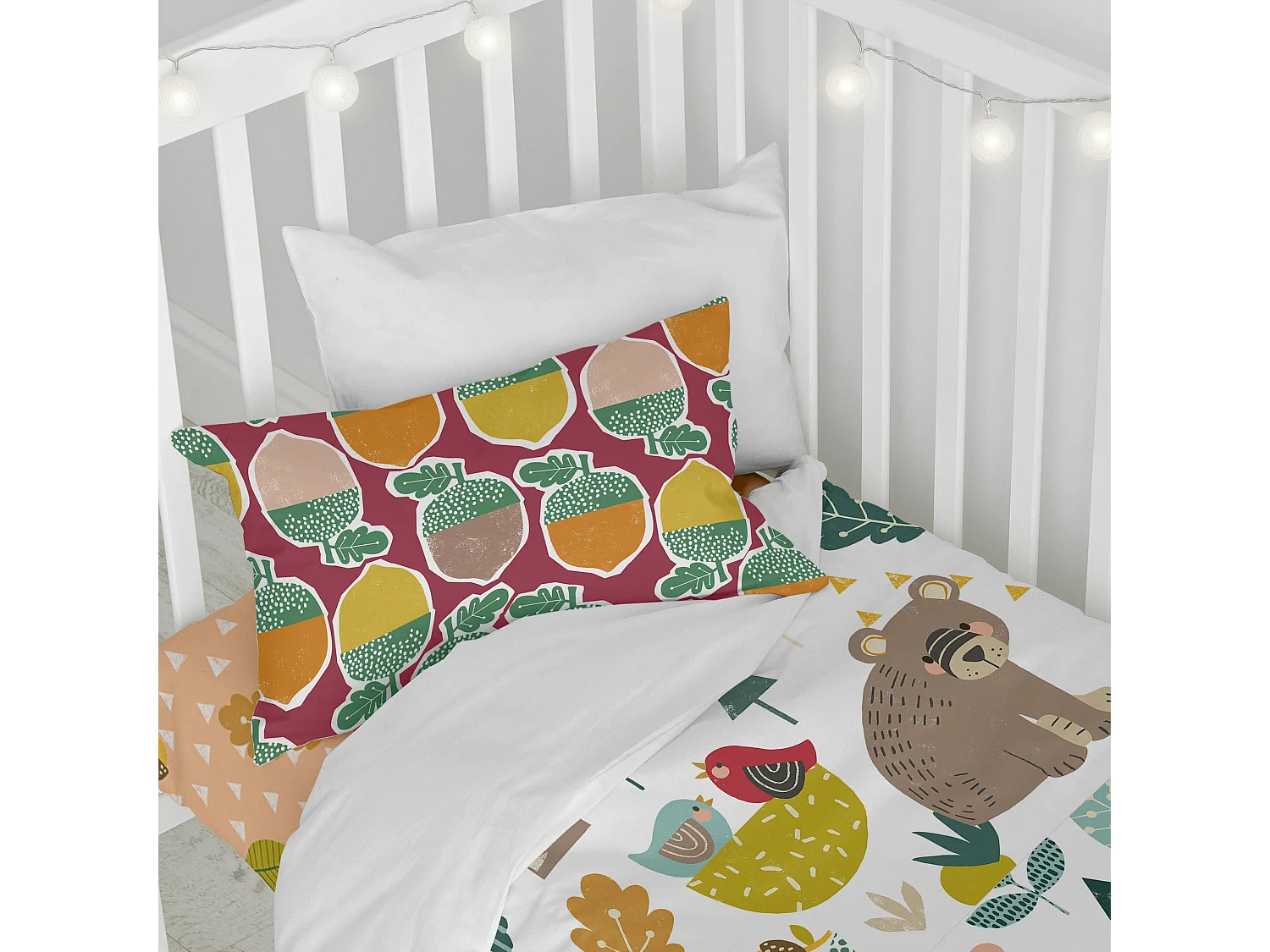 Bettbezug set 2 teiliges 100x135 cm (Kinderbett) Harvestwood