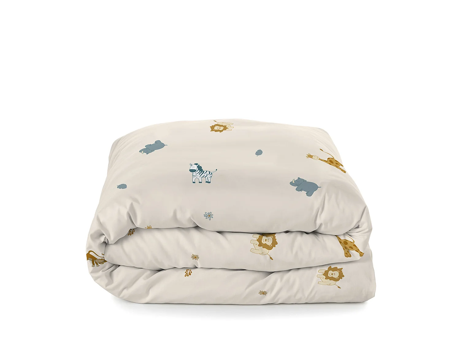 Dekbedovertrekset 2-delig 140x200 cm (Bed 80) Animals