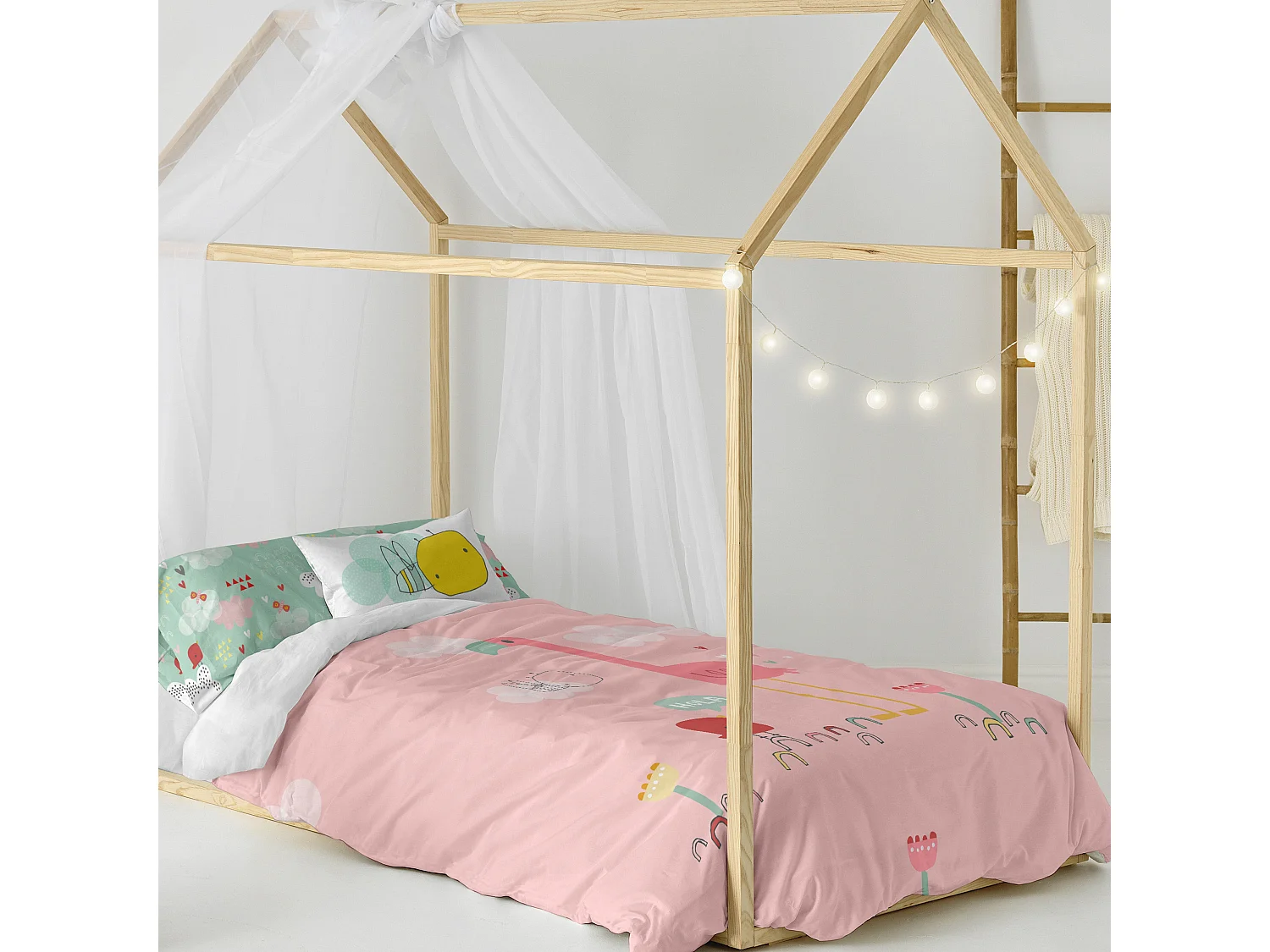 Juego nórdico 2 piezas 155x220 cm (Cama 80/90) Hola