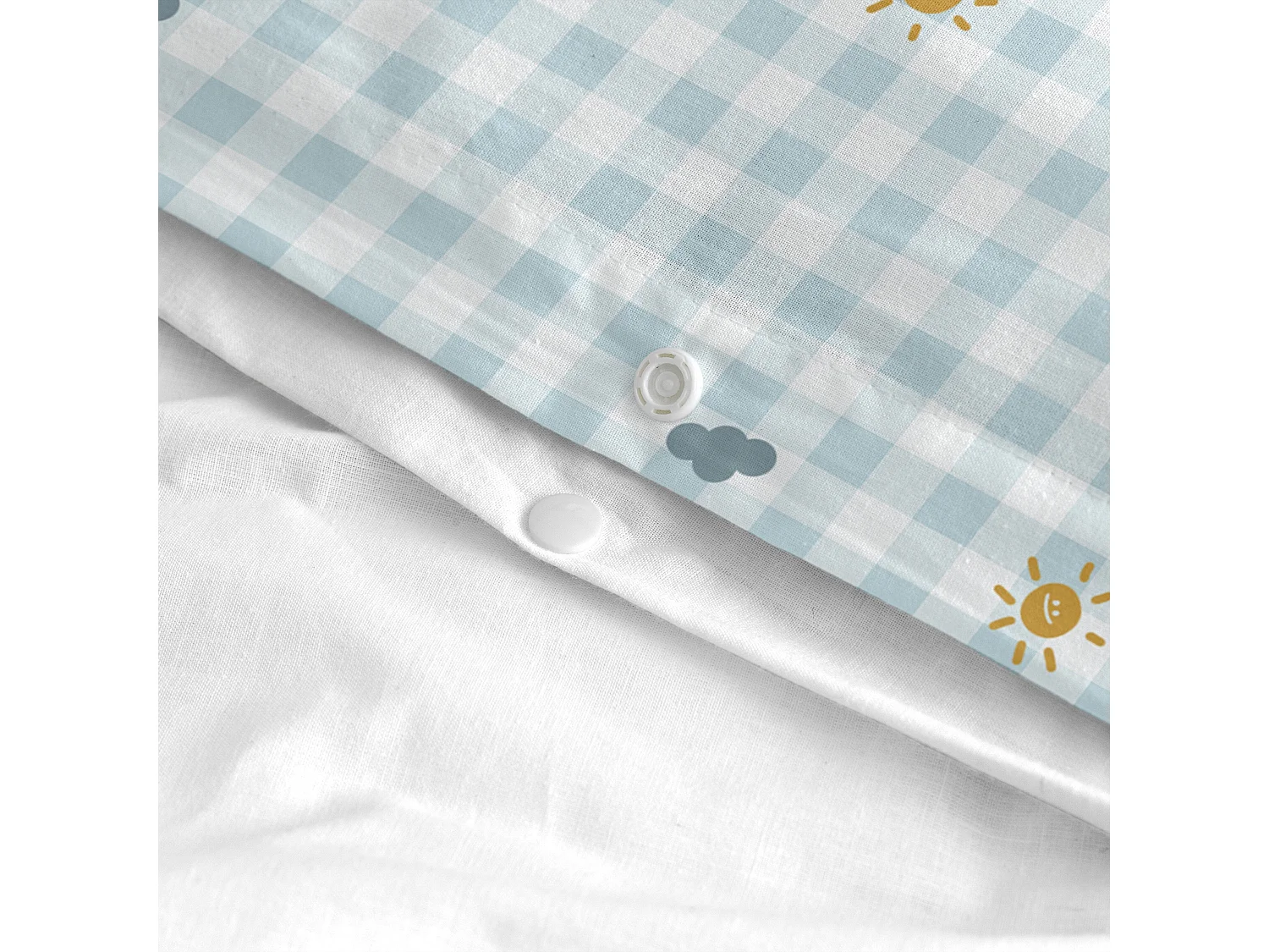 Parure housse de couette 2 pièces 140x200 cm (Lit 80) Weather