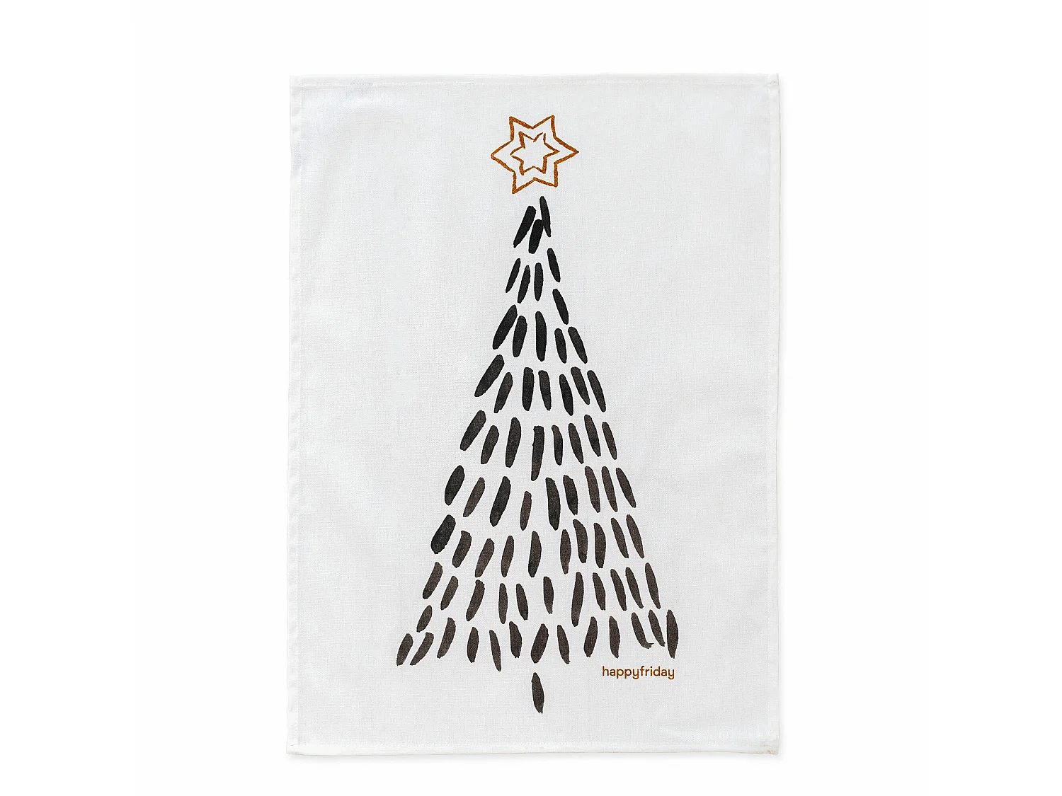 Paño de cocina 2 ud 70x50 cm Gold Xmas