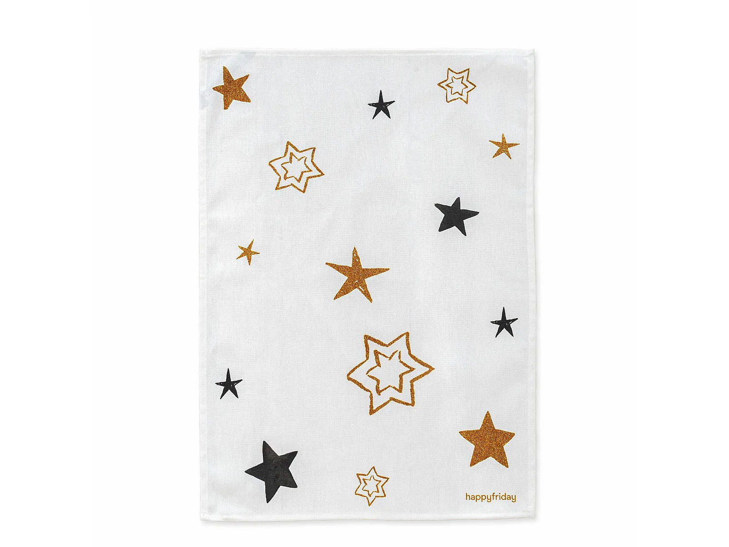 Paño de cocina 2 ud 70x50 cm Gold Xmas