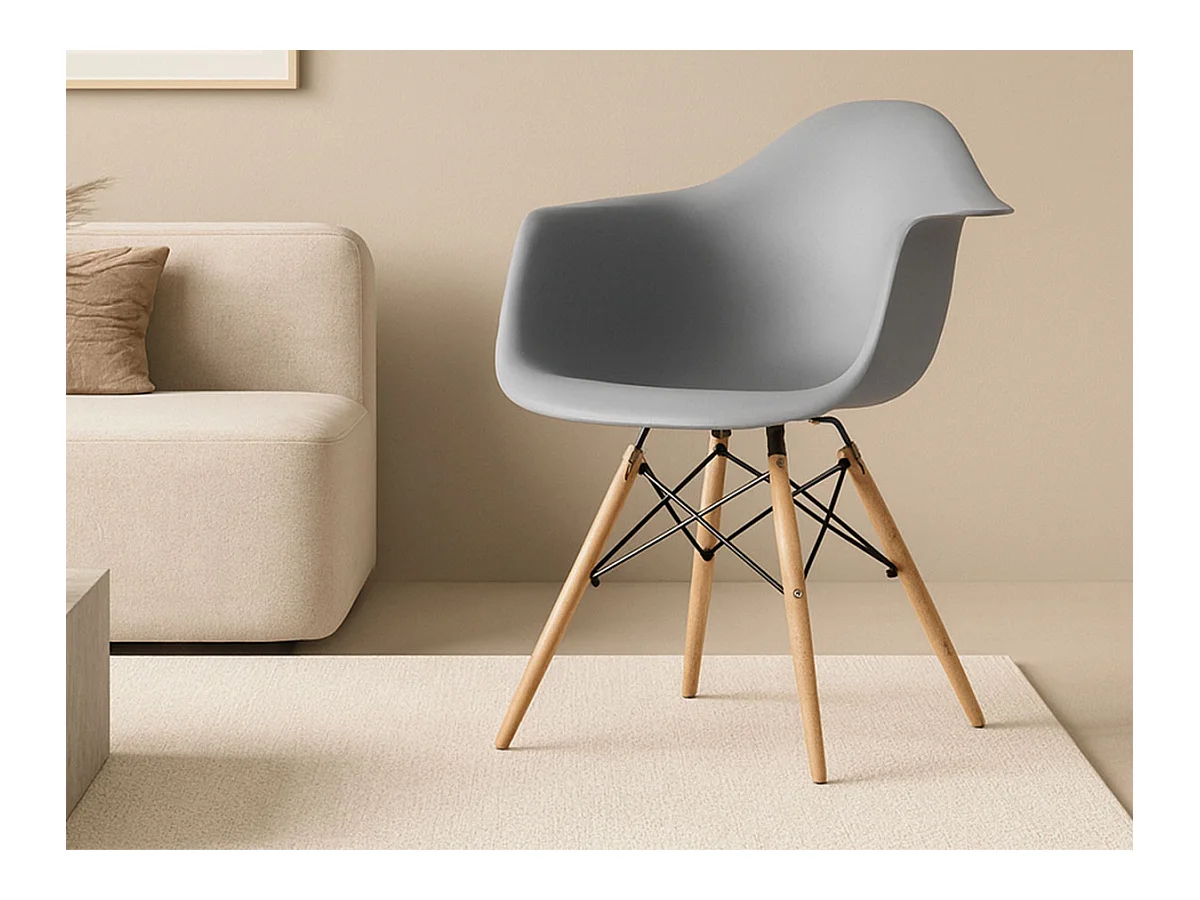 Cadeira Design Neo (Cinza)