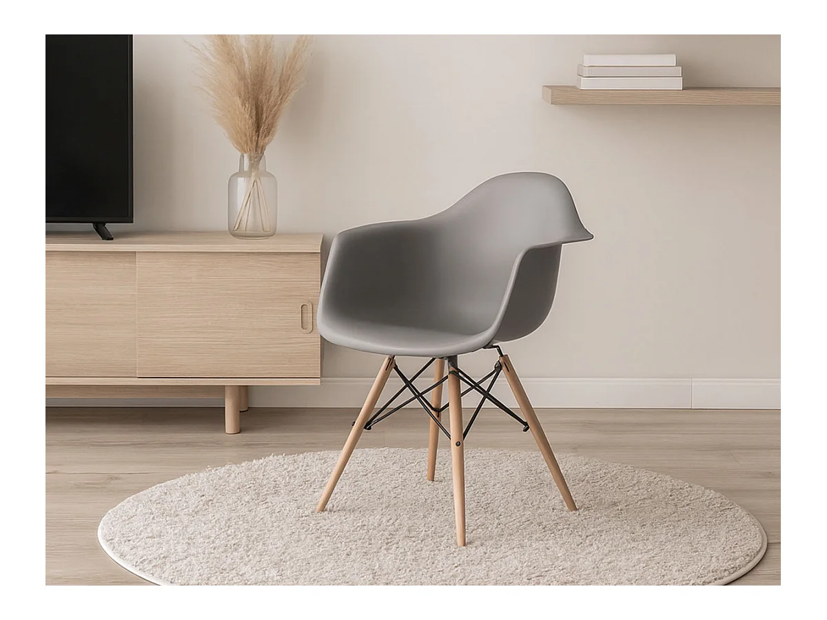 Cadeira Design Neo (Cinza)