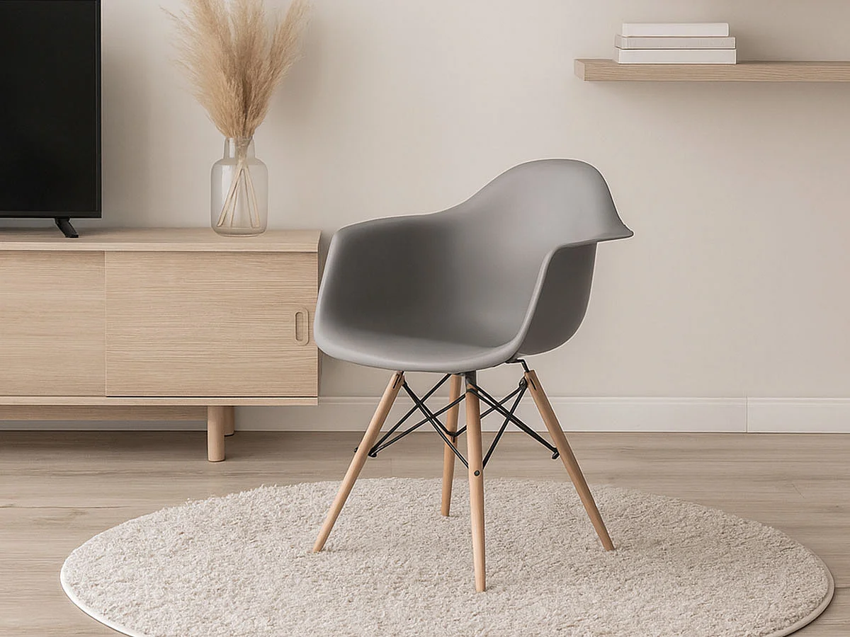 Cadeira Design Neo (Cinza)