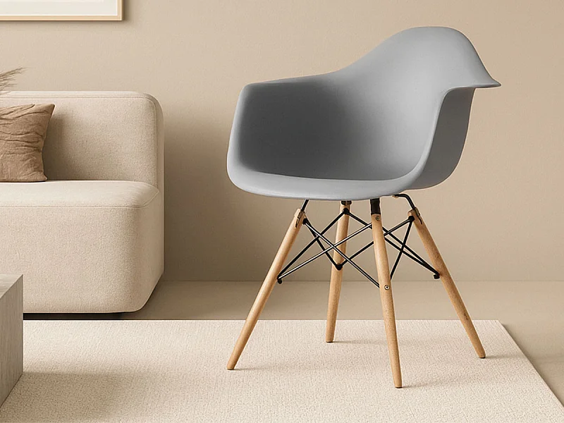 Cadeira Design Neo (Cinza)