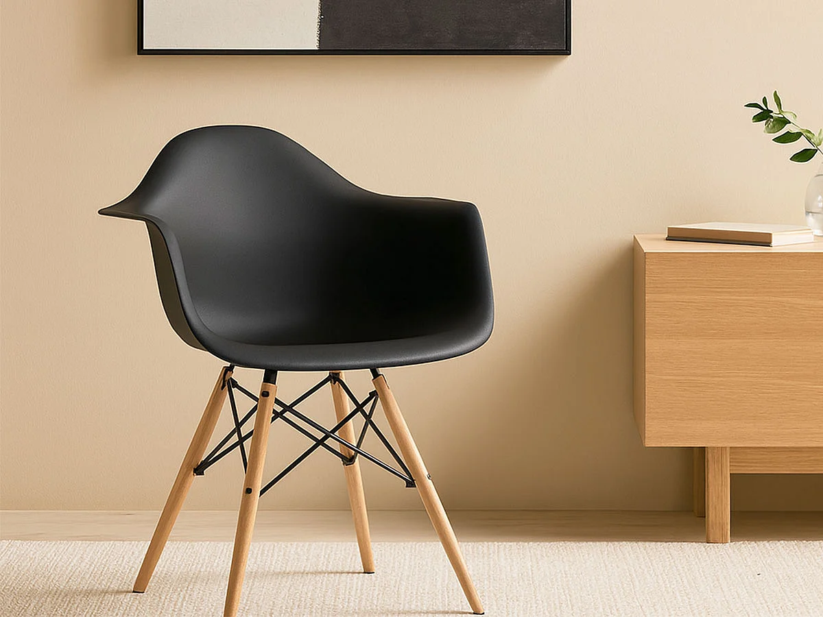 Conjunto 4 Cadeiras Neo (Preto)