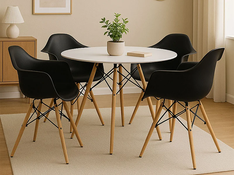 Conjunto 4 Cadeiras Neo (Preto)