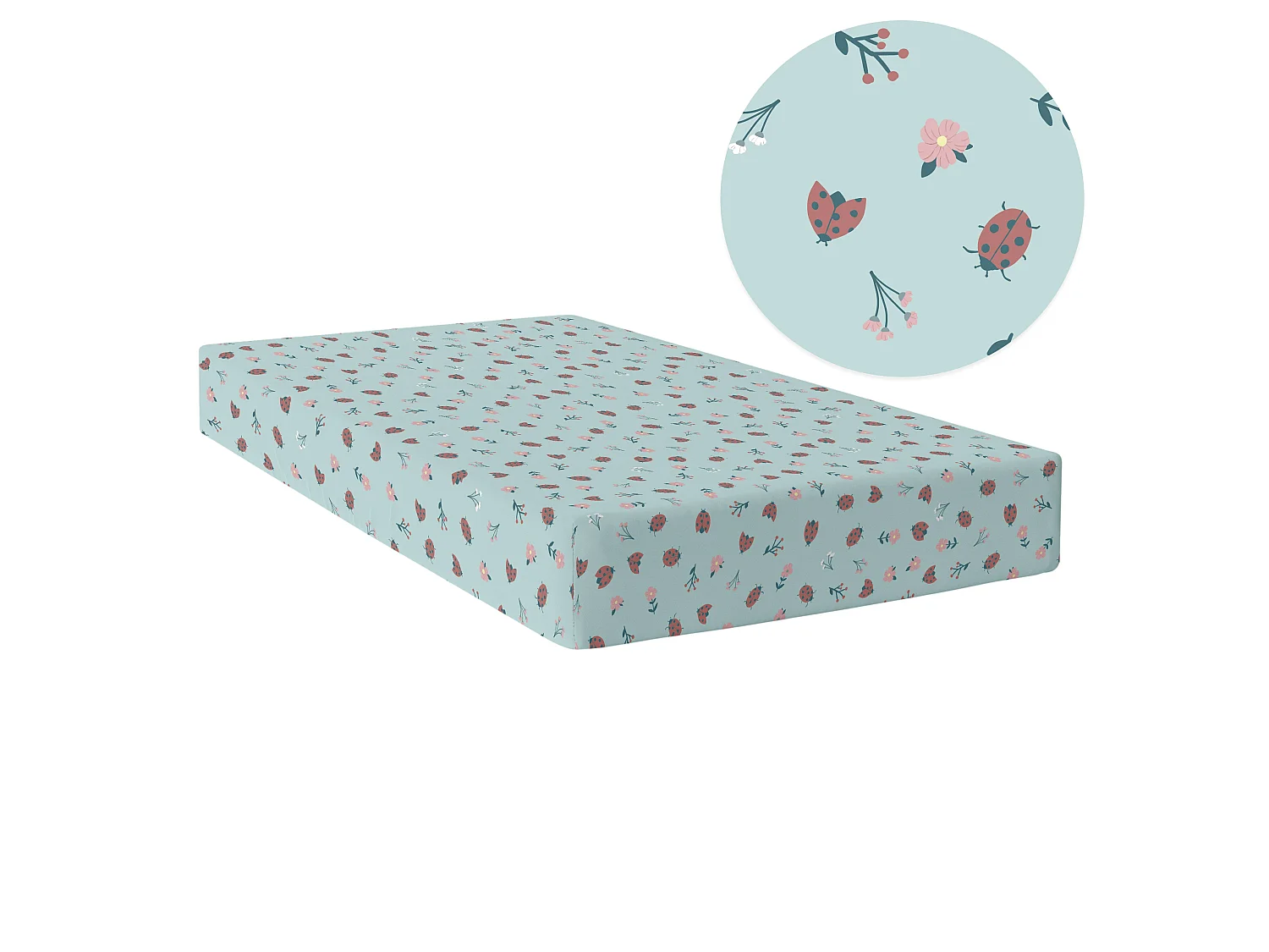 Hoeslaken 105x200x32 cm (Bed 105) Catarinas